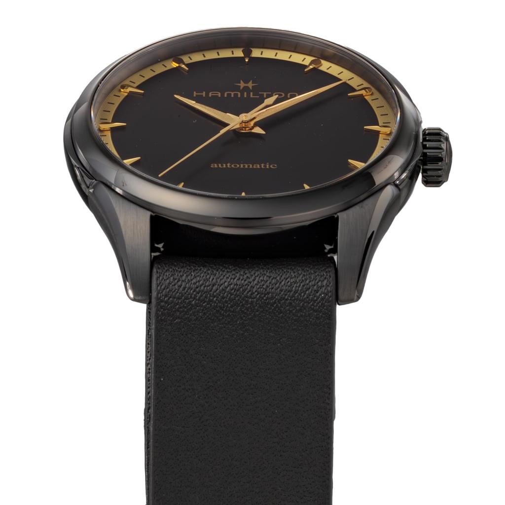 Hamilton Jazzmaster 5 ATM Water Sapphire Black Stainless Steel Men's Watch, H32255730, Automatic, Resistant, Crystal, Dial, [Used]