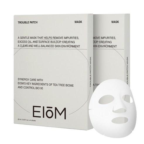 EIOM Trouble Patch Mask Sebum Care & Soothing Sheet Mask 4 Sheets