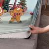 3 шт. Рождественский домик Пряничный человечек Комплект постельного белья без пятен Разные размеры Мягкое покрывало для кровати Спальня Общежитие Постельное белье Декор