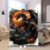 1 шт. Плед Красивый Мифологический Дракон 3D Печать Фланелевый Плед для Домашней Гостиной Декорация Подарок на День Рождения для Мальчиков Брата