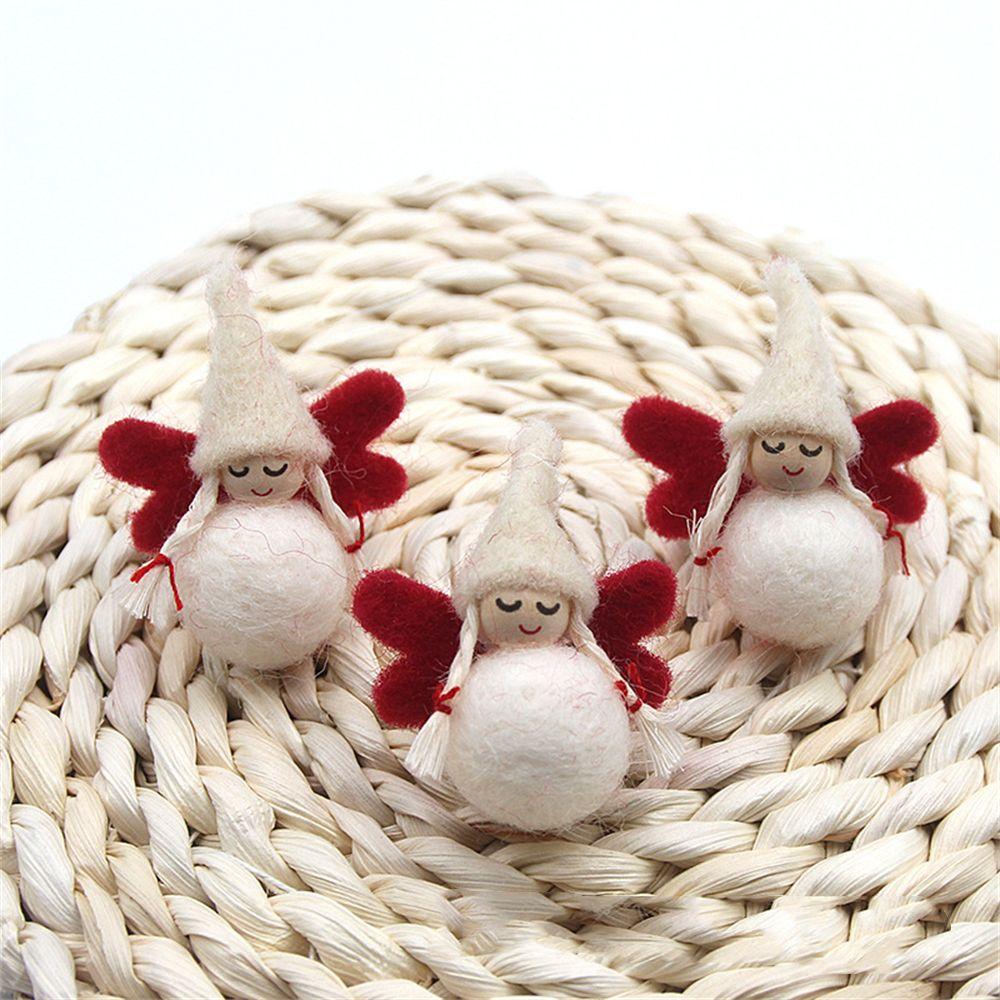 Claus Elf Xmas Tree DIY Handmade Christmas Doll Christmas Decorations Wool Felt Christmas Ornament