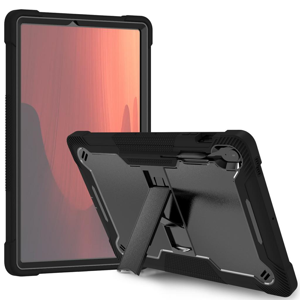 Чехол-подставка для Samsung Galaxy Tab S10 FE+ Силикон + Поликарбонат Ударопрочный Чехол для Планшета
