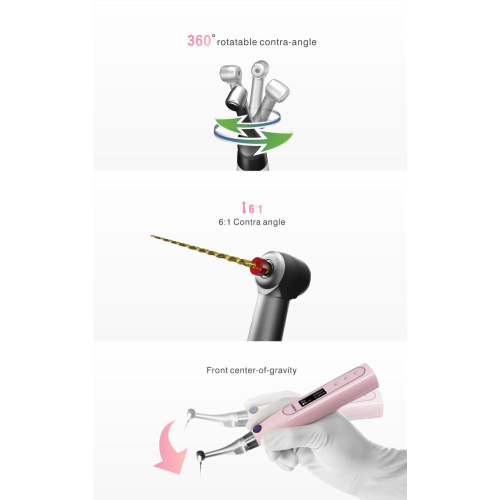 Woodpecker Ai-Motor Беспроводной эндомотор Стоматологический эндодвигатель Генерация бесщеточных беспроводных стоматологических инструментов Стоматологическое оборудование