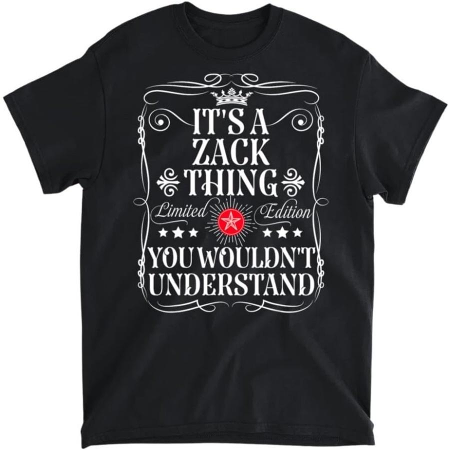 Футболка, Топ, Рубашка с длинным рукавом, Свитшот, Худи Zack Название Это Zack-штука Вы не поймете Мужчины Женщины Дети Сделано в Канаде