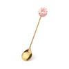 Cute Stainless Kid Spoon Steel Cartoon Design Fork Donut Coffee Dessert Tool KTY