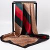 Spring/Summer New Women'S Silk Scarf 90 * 90cm Simulated Silk Twill Square Scarf Fashion Printed Large Square Scarf Professional Scarf