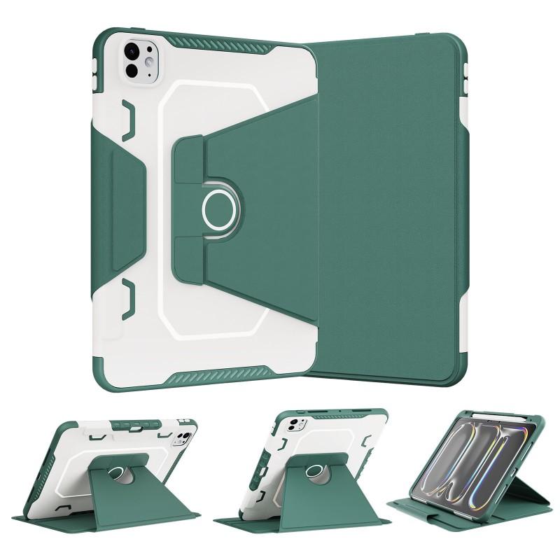 IPad Mini 7 Case 11 Inch Pro 360 Rotating Stand Flip Cover Shockproof Tablet Leather
