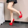 Sexy 16CM Extreme High Heels Women's Sandals Party Wedding Banquet Stiletto Shoes Fashion Platform Pumps