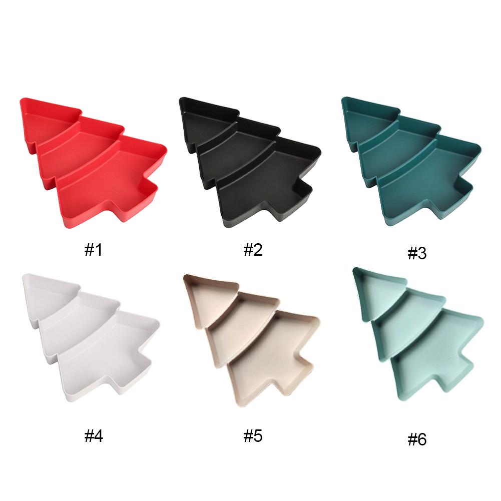 Рождественская елка Фруктовая тарелка Конфеты Рождественское украшение (Темно-зеленый) Q