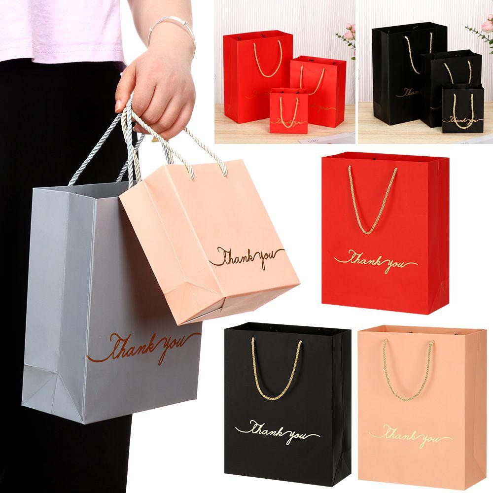 Birthday Wedding Thank You Handbag Gift Boxes Paper Bags Package Bag