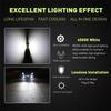 2Pcs 80W H1 LED Light Bulbs For Car DRL Daytime Driving Fog Lights 6000K White