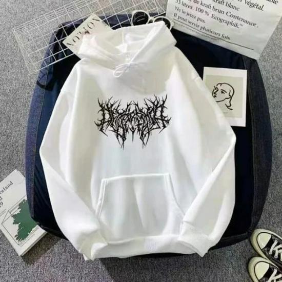 Women's Vintage Harajuku Hip Hop Hoodie - Long Sleeve Aesthetic Sweatshirt for Winter