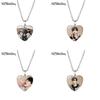 Bts Park Jimin Heart Shaped Pendant Necklace With Timeless Gemstone Charm In Alloy