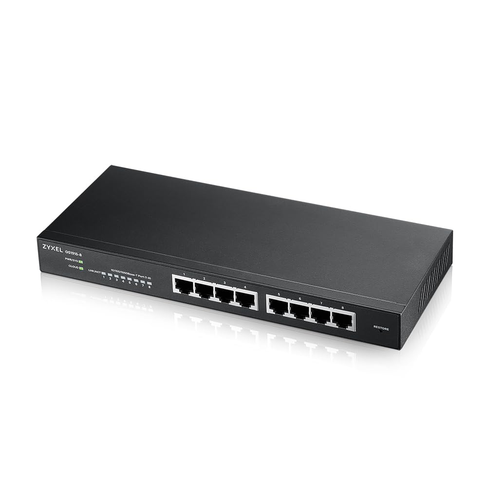 Zyxel Gigabit Switching Hub Nebula cloud Japanese fanless For small and small and corporations Invoice businesses 8-port management, support,
