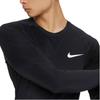 Nike Мужская футболка Pro Logo с круглым вырезом, облегающего кроя, реглан, с длинным рукавом, топы DN4304-010