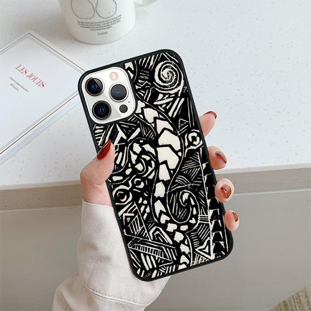 Племенной чехол для телефона в стиле маори, полинезийский, самоанский для iPhone 17 Air 14 15 16 13 12 Чехол для Apple Pro Max 6S Plus