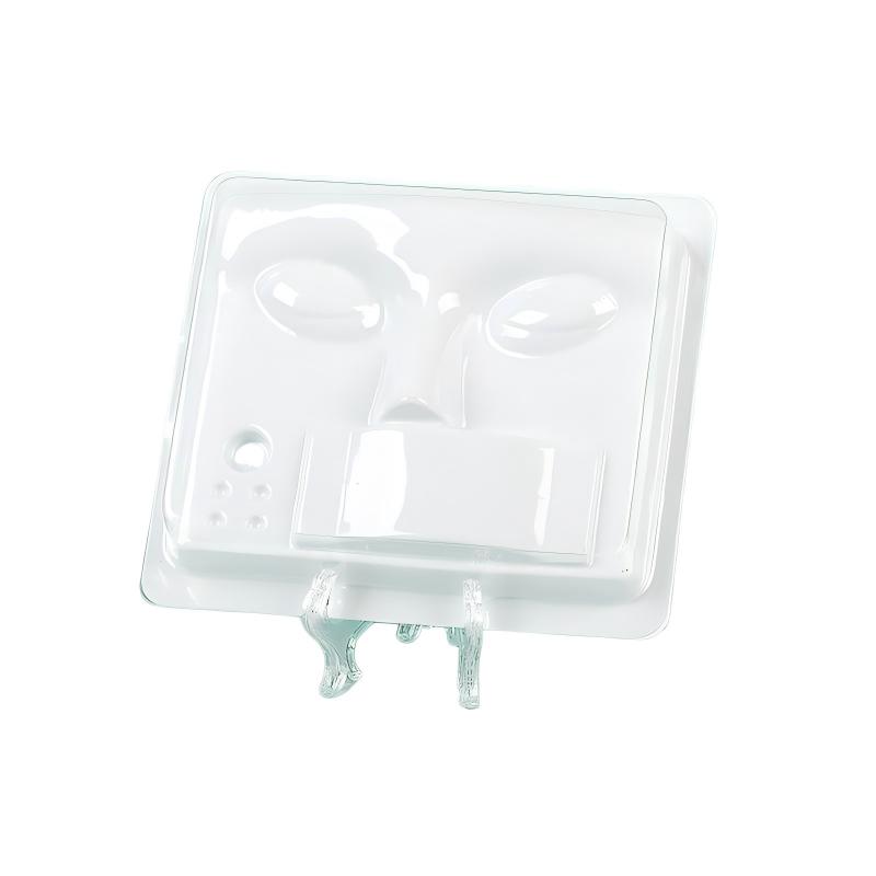 Three-In-One Eyelash Extension Tool Facial Practice Base Holder Transparent Cover Stand Beauty Health Cosmetic Kit