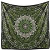 Boho Mandala Tree of Life Tapestry, Sun Moon Hippie Wall Hanging, Aesthetic Bedroom Dorm Living Room Decor