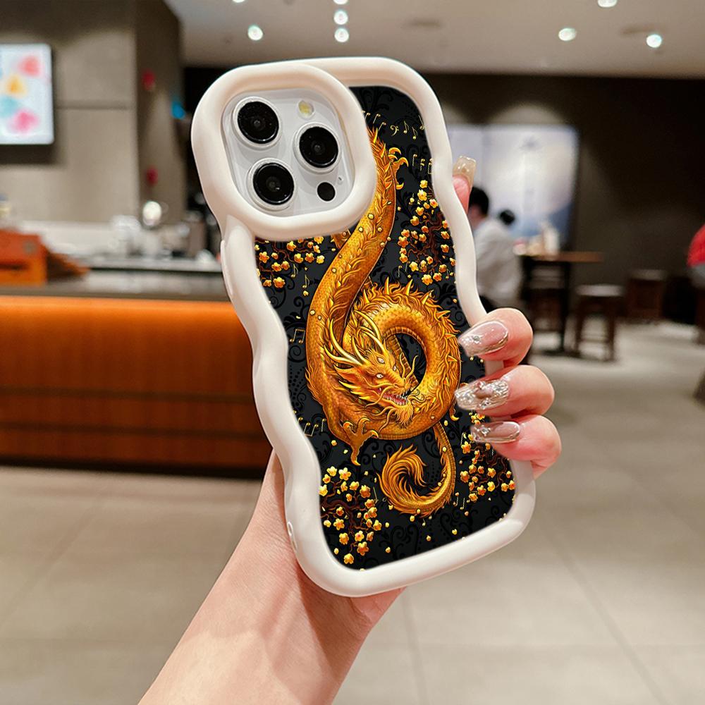 Чехлы для телефонов Ae77 Dragon Design Art защитные для Samsung S24 Plus S23 Ultra A14 A55 A05s A06 Honor X9b Motorola OnePlus Big Wave TPU задняя крышка