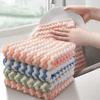 Thickened Cationic Dishcloth Coral Fleece Cleaning Cloth New Dishwashing Towel  Kitchen