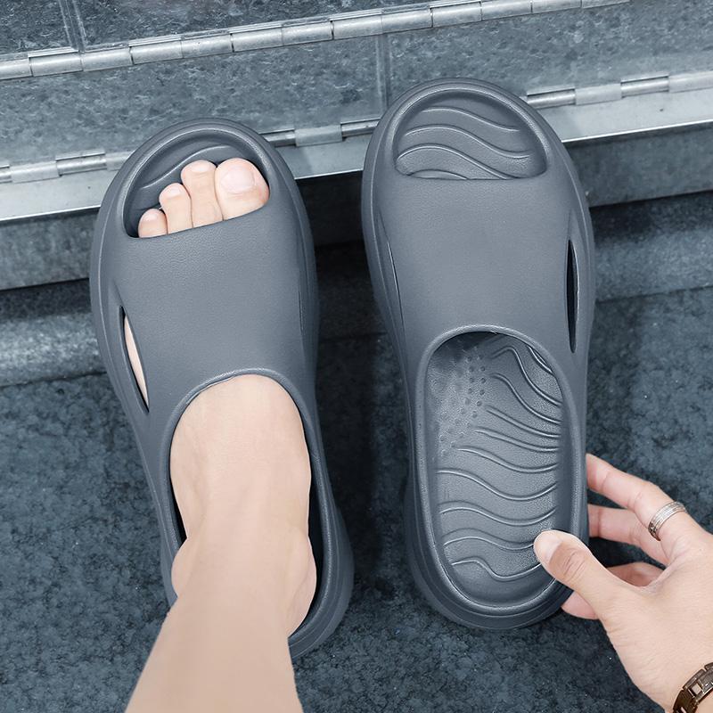 Модные летние мужские классические сандалии Модные повседневные мужские сандалии EVA с мягкой массажной подошвой нескользящие пляжные тапочки для улицы больших размеров