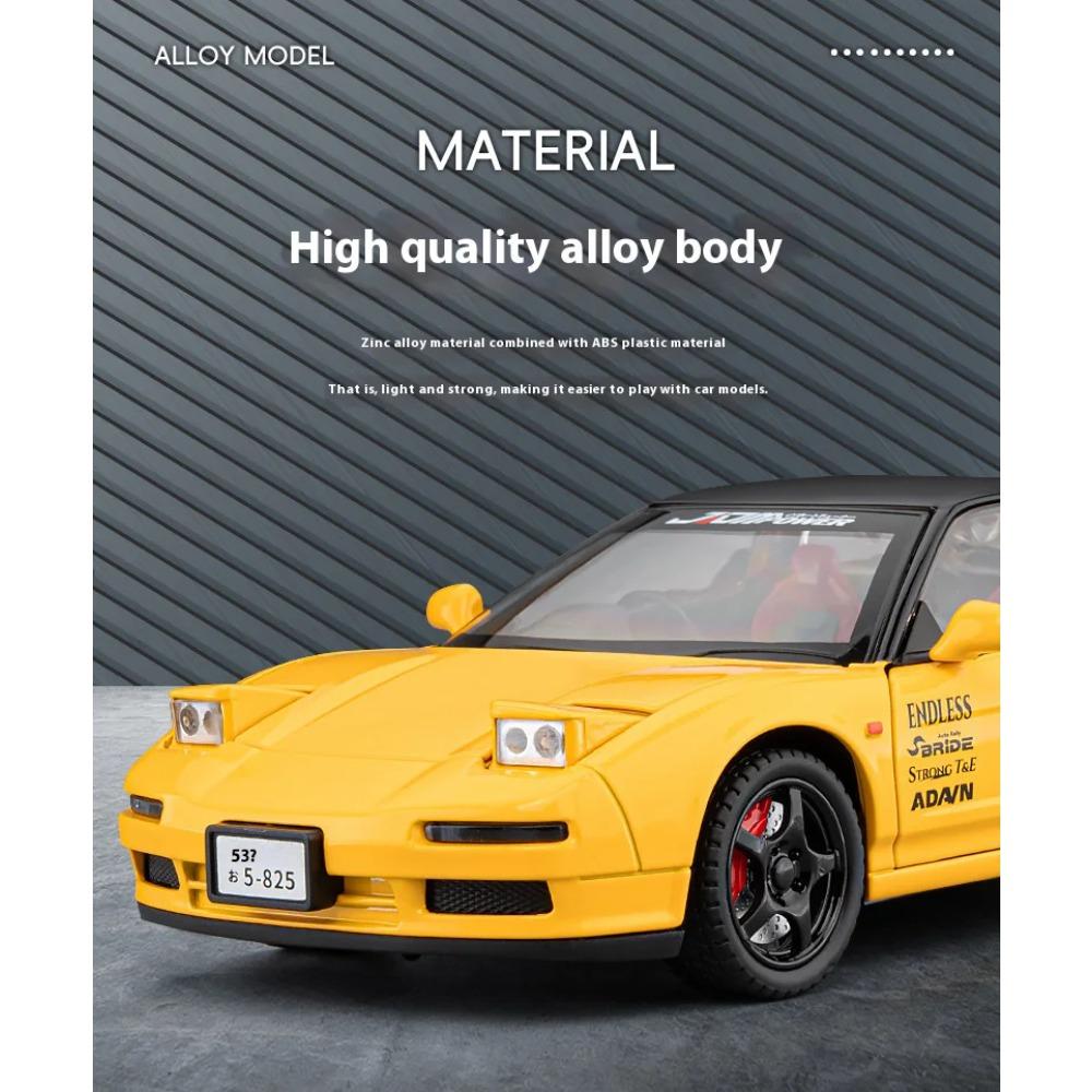 1/22 Honda Cool NA1 Сплав Модель, Крутой Звук и Свет, Изысканные Настольные Украшения, Лучшая Коллекция для Любителей Моделей Автомобилей