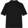Calvin Klein Лого Футболка поло слим фит Женские топы Черный 47AB205-UB1