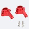 Aluminum Alloy Left Right Steering Cup Replacement Parts Fit for WL A959 A979 A969 1 18 RC CarRed