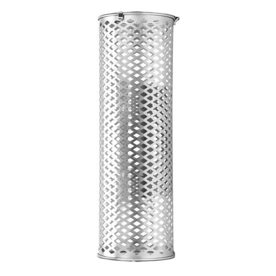 1/2Pcs Stainless Steel BBQ Cage with Wooden Handles Easy To Clean Rolling Barbecue Basket Even Heating Barbecue Basket