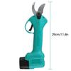 Electric Cordless Pruner Lithium-ion Pruning Shear Efficient Electric Scissors Bonsai Tree Branches Garden Tools Green / Red