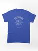 Windro St. Petersburg Florida, FL Nautical Compass Rose, Lazy Tide Vibe, Sailing Sailboat Anchor Souvenir Classic Unisex T-Shirt