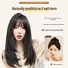 Женский полный парик, Реалистичная бесшовная невидимая шапочка, Тонко подстриженные высокослоистые объемные длинные прямые волосы