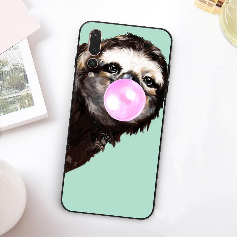 Смешной ленивец Для Huawei Nova Y73 Y72 Y90 Y70 Y60 Y91 Y61 12s 12i 11i 8i 9 10 SE P60 P30 Pro P40 Lite Чехол