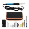 Soldering Iron Kit Adjustable Temperature Safe Durable Quick Heating Humanized Antioxidant