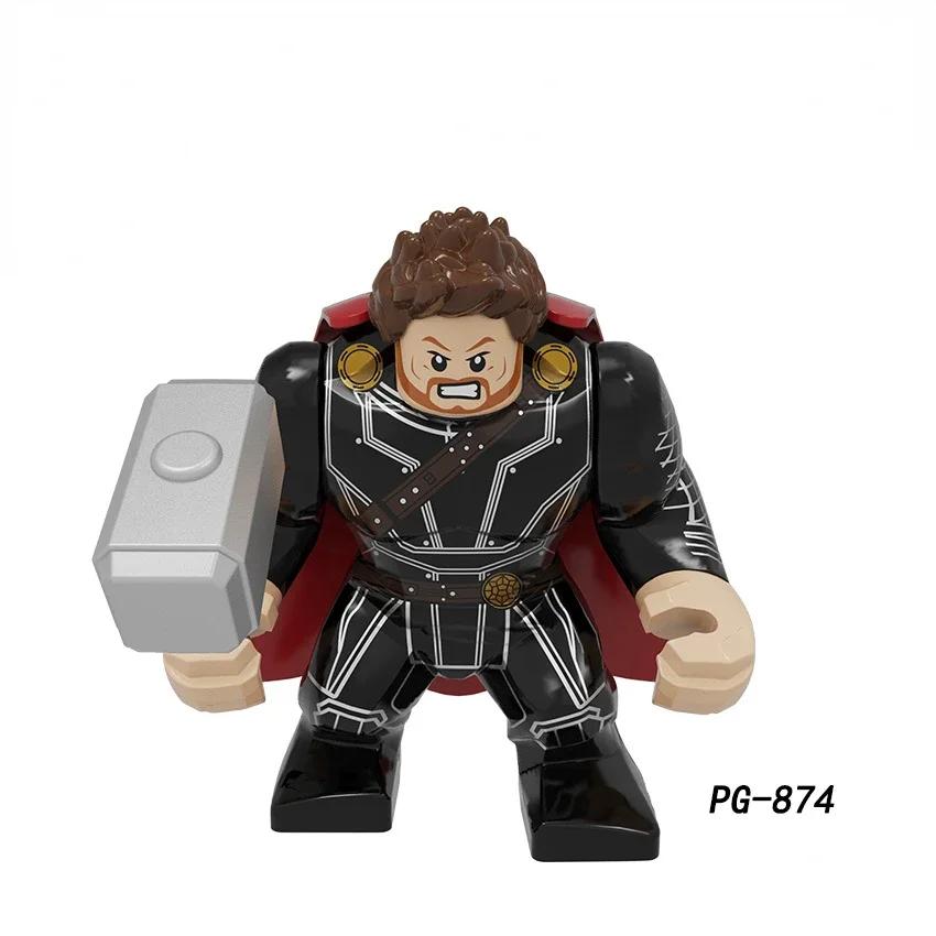Action Figure: Marvel Mini Block Figurine Superhero Series Iron Man Spider Man Combination Block Children's Puzzle Toy Gift