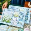 Винтажный набор для записей с масляной живописью и рисунком маленькой девочки