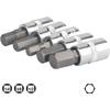 Hex Bit Socket Set Premium S2 Alloy Steel, 13-Piece Metric 2-14mm Allen Socket Kit