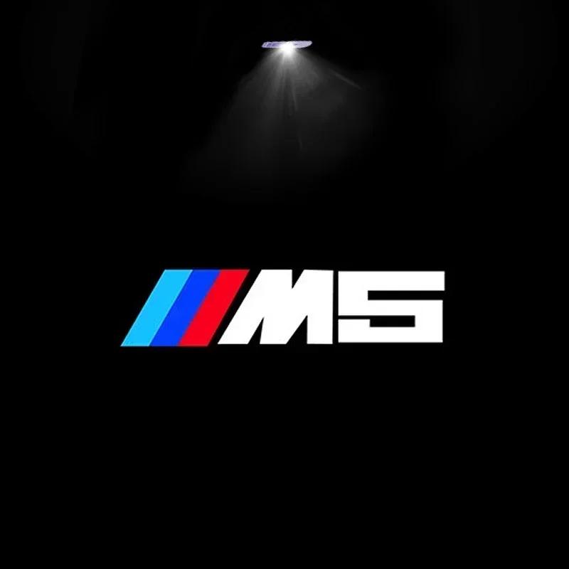 E60 E93 2025 For BMW M X3 X5 X6  2Pcs Car LED Door Logo Projector Warning Light Ghost Shadow Welcome Lamp For BMW 50th Anniversa