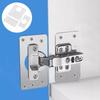 Versatile Stainless Steel Hinge Repair Plates For Modern Cabinet Door Applications