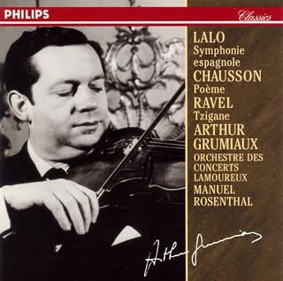 CD GRUMIAUX (ARTHUR), LALO, CHAUSSON, - Lalo: Symphony of Spain PHCP9634 Japan Classical Used