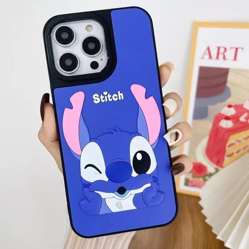 Мультяшный 3D стереозащитный чехол для телефона 15 Pro