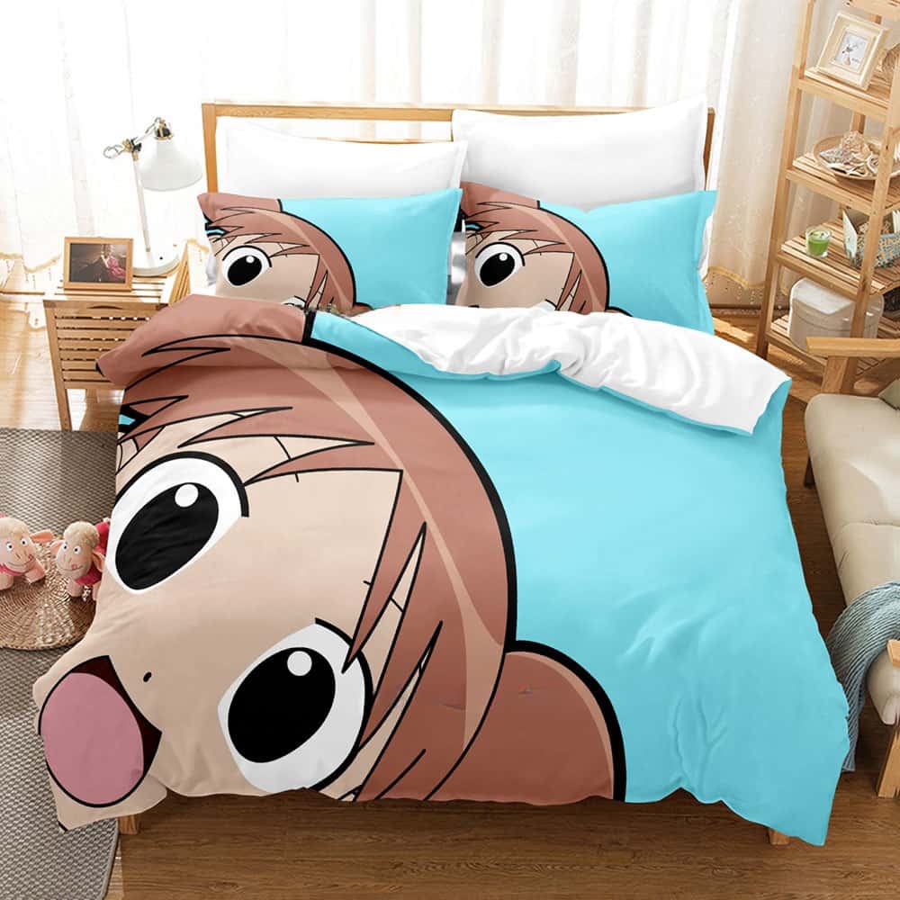 Мода Аниме Каваи Девушка Azumanga Daioh Комплект Постельного Белья Односпальный Полуторный Двуспальный Кинг-сайз Комплект для Кровати Взрослый Детский Спальня Комплекты Пододеяльников