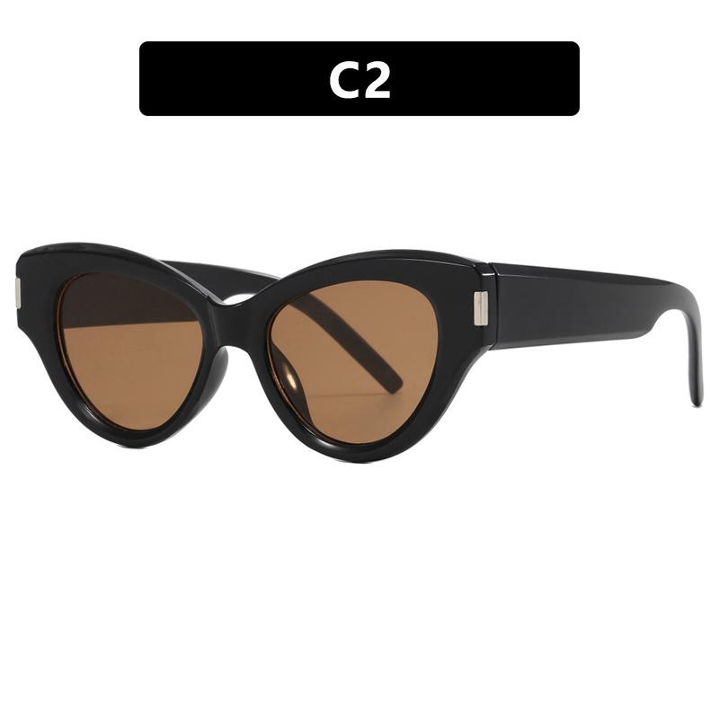 Женские солнцезащитные очки в оправе «кошачий глаз» Солнцезащитные очки в тренде Солнцезащитные очки для защиты от солнца для женщин Uv400