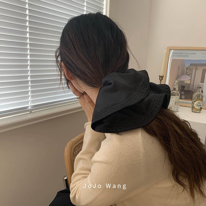 Большой атласный бант-повязка на голову в корейском стиле