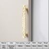 Unique Line Design Push-pull Door Handle Golden Hammer Pattern Cabinet Handle  Drawer