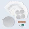 Aluminum Foil for Nespresso Reusable Coffee Capsule Pods Foils SealCoffee Filters Sticky Lids Cover Coffee Accessories