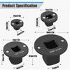 4Pcs Drive Reducing Drive Ratchet Adapter Multi-function Low Profile Reducer  Tight Spaces