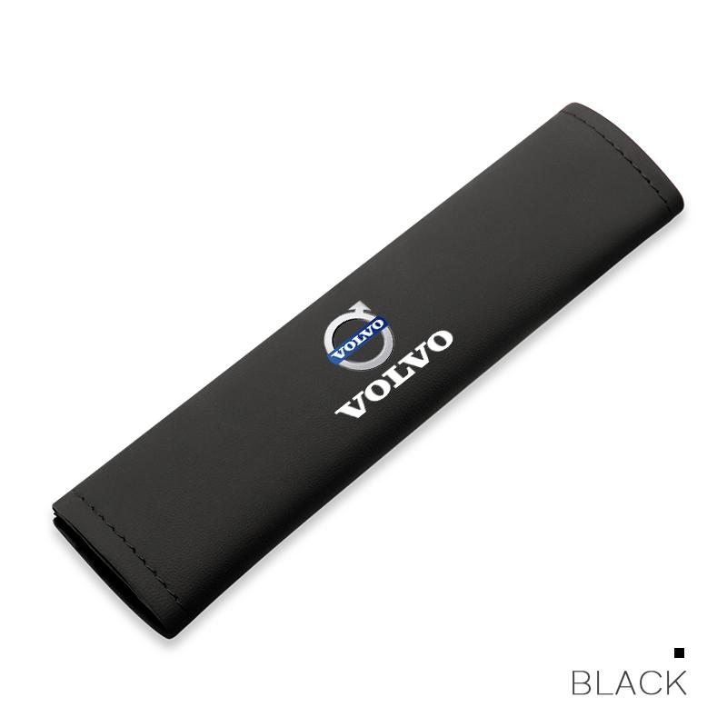 Car Seat Belt Cover Leather Shoulder Protection Cover Sticker For Volvo XC90 V90 V60 XC60 V40 EC40 EX40 S80 S60 S90 C40 XC40 V70