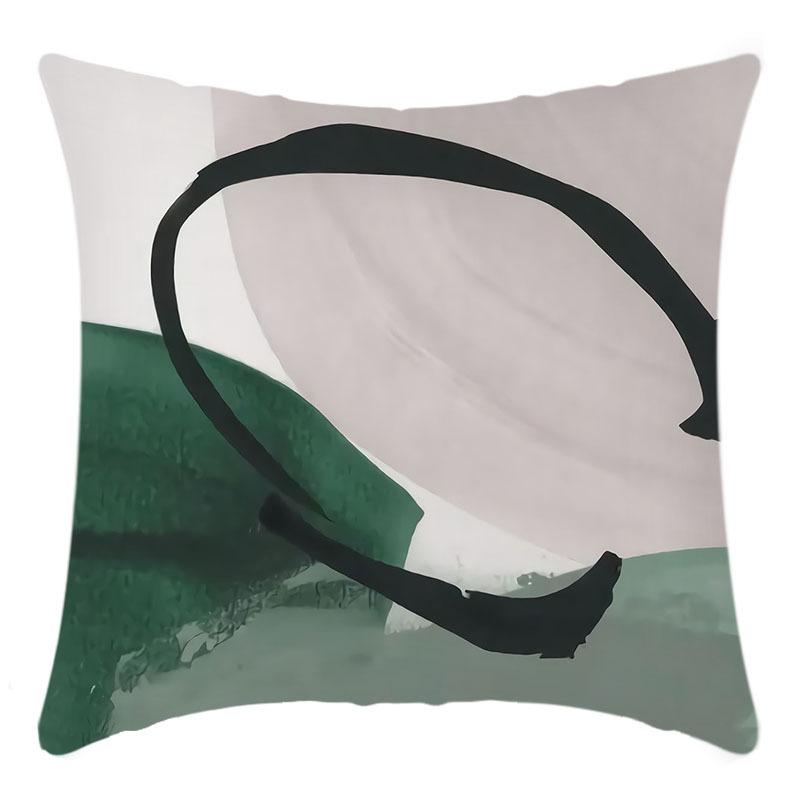 New Art Design Pillow Cover Antique Color Brushstroke Printing Home Decoration Holiday Pillow Pillow Cover