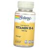 Vitamin B6, Pyridoxine Hydrochloride, Timed-Release Vitamin B-6 100, 60 Vegcaps (36411088)